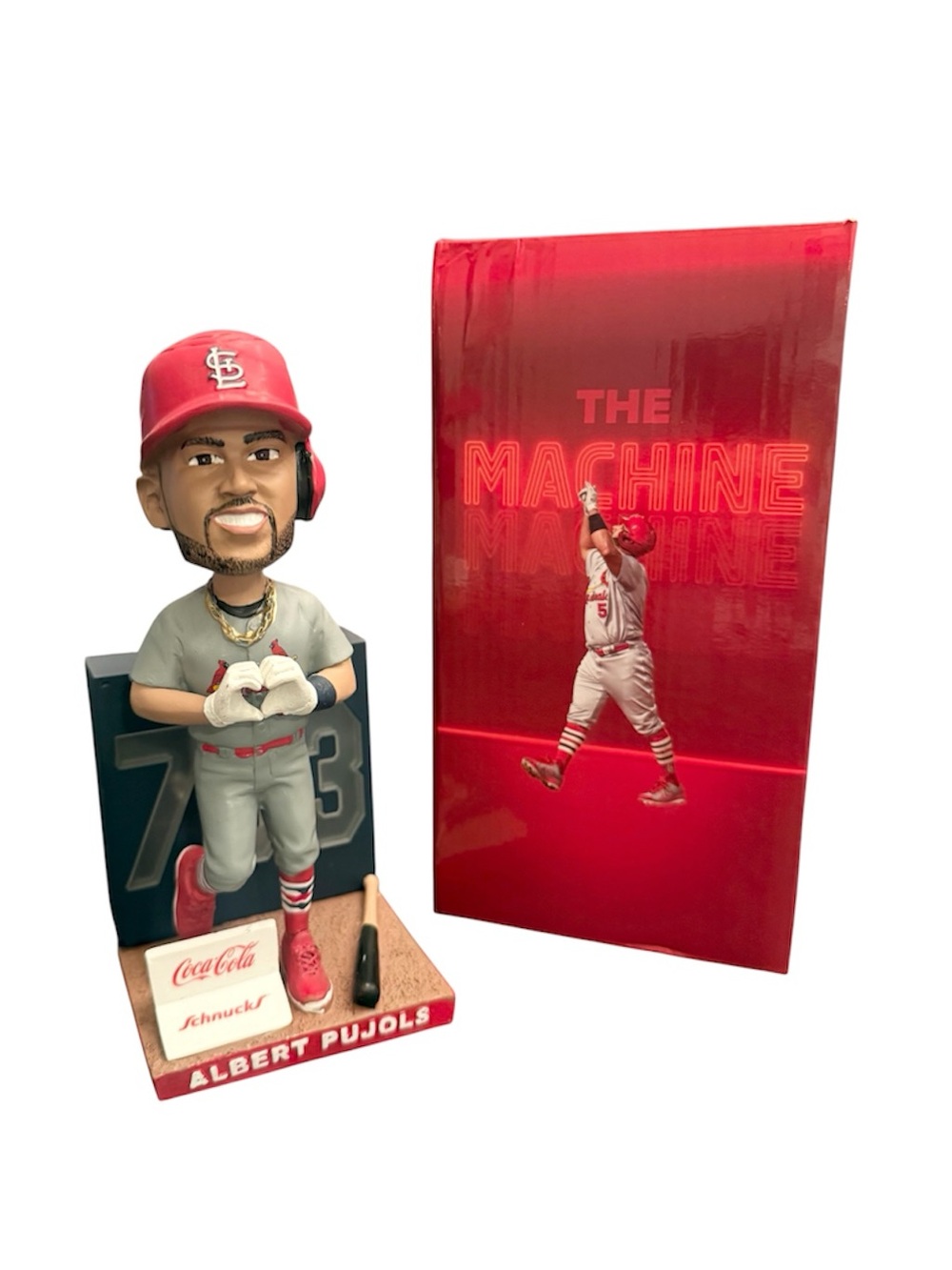 NIB Albert Pujols 703 Homeruns Bobblehead St Louis Cardinals Souvenir Game Merch